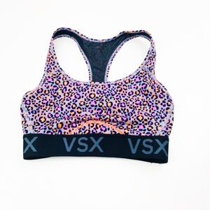 Victorias Secret Neon Leopard Sports Bra XS